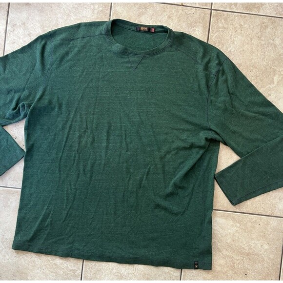 Agave Shirt Mens XXL Forest Green Solitude Agave Lux Camp Outdoor Hike USA Made - Picture 1 of 7